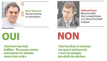 Le hockey romand est-il fatal au foot ?