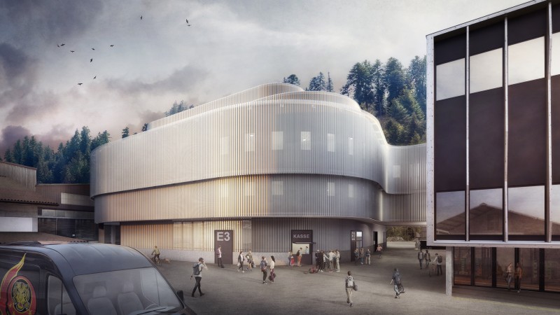 Vous n'allez plus reconnaitre la vénérable Ilfishalle de Langnau