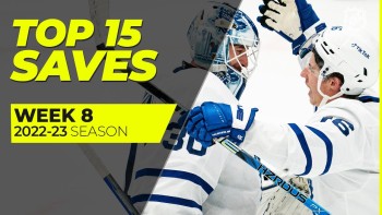 Les plus beaux arrêts de la semaine écoulée en NHL