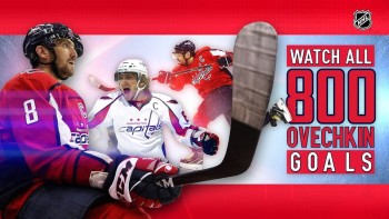 Les 800 goals d'Alex Ovechkin en une vidéo