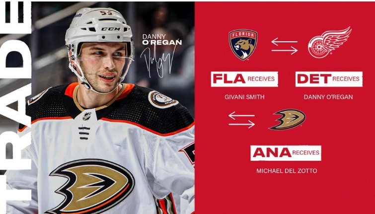 Echanges entre trois clubs en NHL