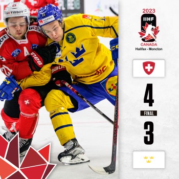 Attilio Biasca offre une nouvelle victoire à la Suisse, face à la Suède