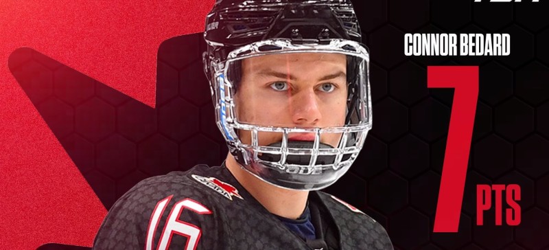 Connor Bedard égale un record du Canada