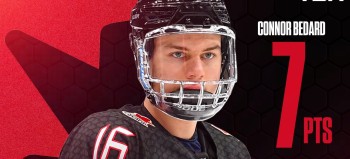 Connor Bedard égale un record du Canada