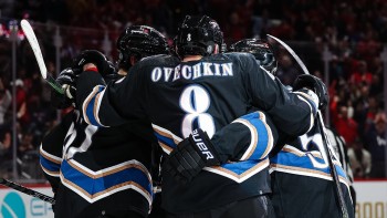 Le 30e hattrick en carrière d'Alex Ovechkin en images