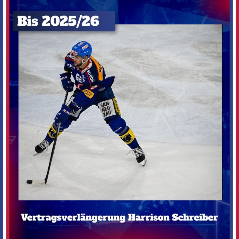 Harrison Schreiber reste à Kloten pour deux saisons supplémentaires