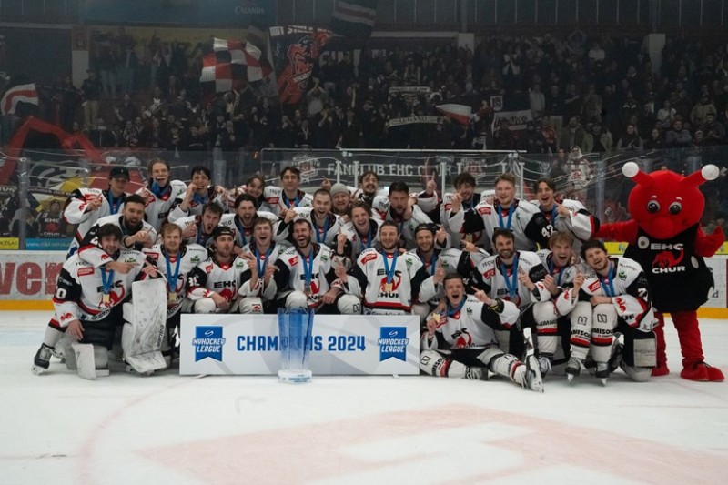 Le EHC Coire est Champion suisse de MyHockey League