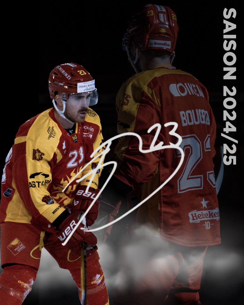 Jordann Bougro s'engage avec Sierre à long terme