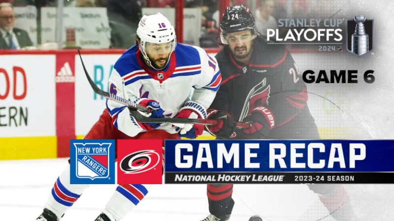 Les Rangers éliminent les Hurricanes et se qualifient pour la finale de l'Est