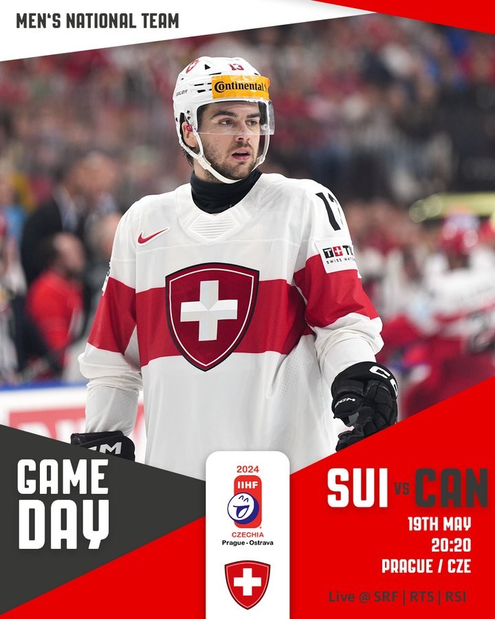 Formation des équipes pour le match Suisse vs Canada