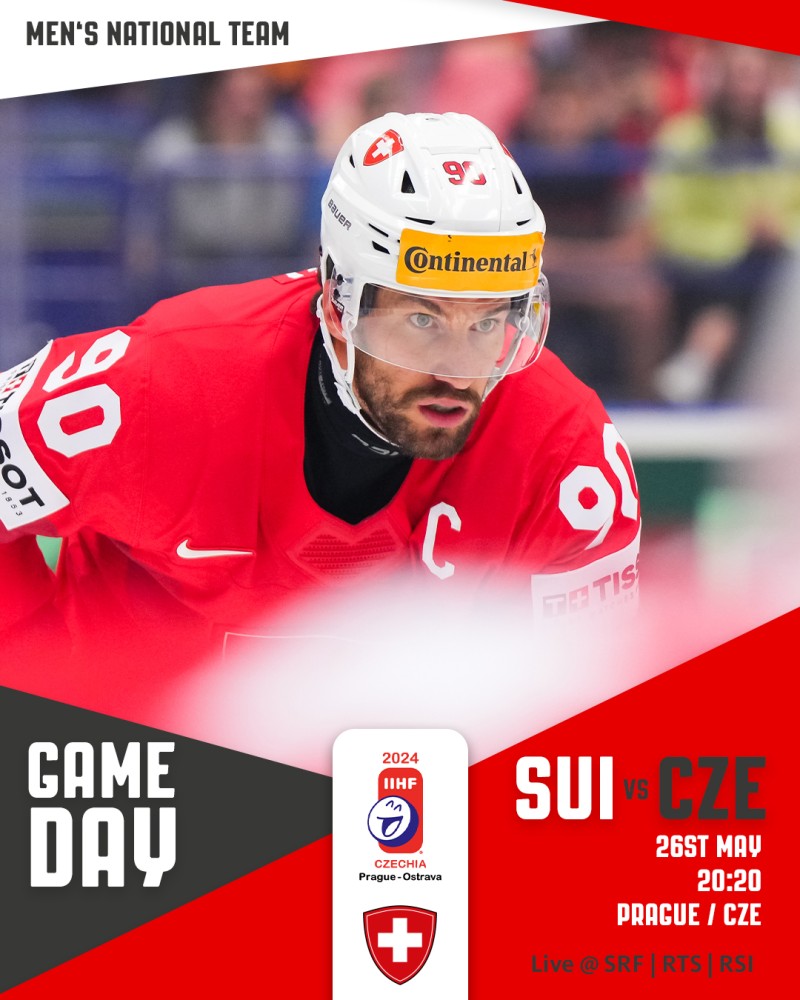 Formation des équipes pour le match Suisse vs Tchéquie