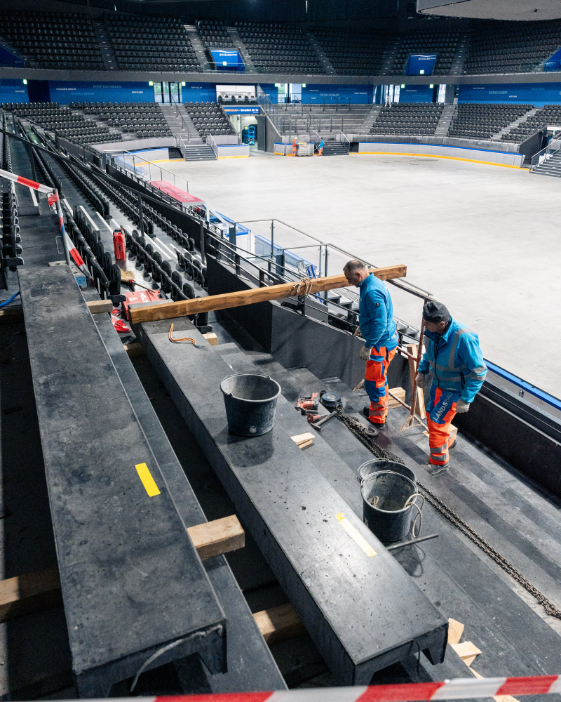 Une capacité augmentée pour la Bossard Arena