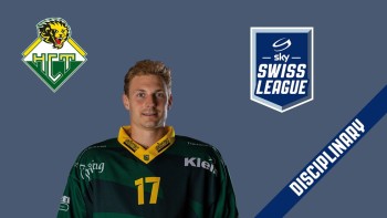 Drei Spiele Sperre und eine Geldstrafe gegen Cédric Hächler