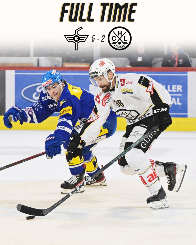 Luganos Spieler fanden eine klare Botschaft bei ihrem Abschied von Kloten