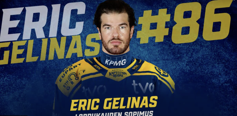 Eric Gelinas se retrouve un job