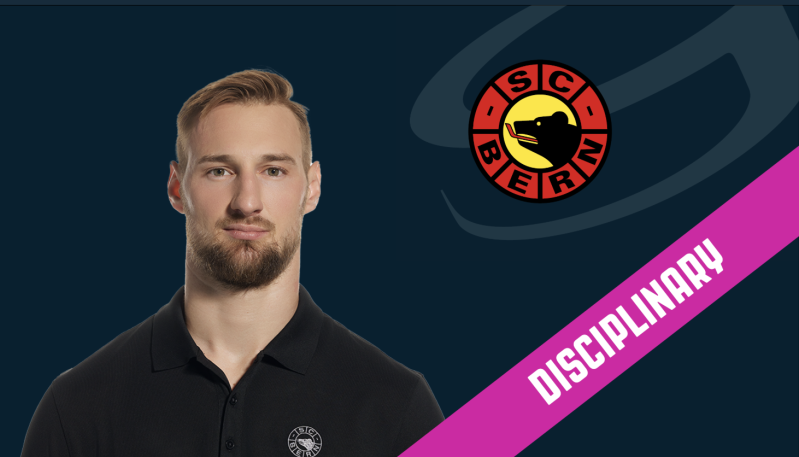 Deux matchs de suspension et une amende contre Tristan Scherwey