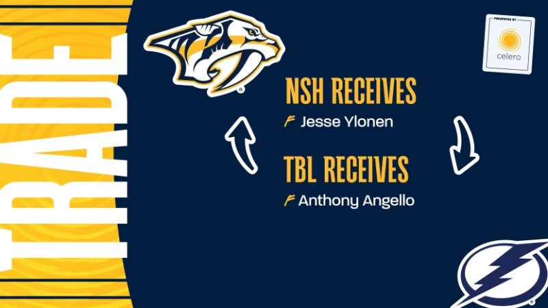 Echange entre les Predators et le Lightning