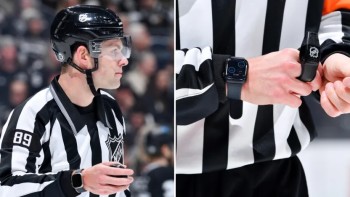 Les montres connectées pour aider les arbitres de NHL