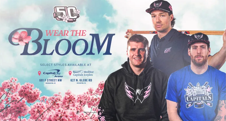 Les Capitals dévoilent un maillot spécial