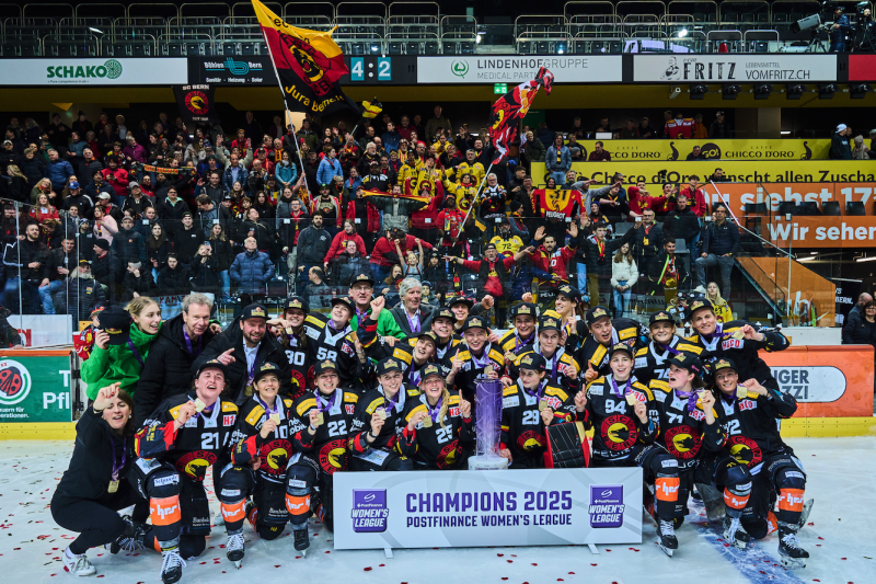 Les filles du SCB sont championnes suisses