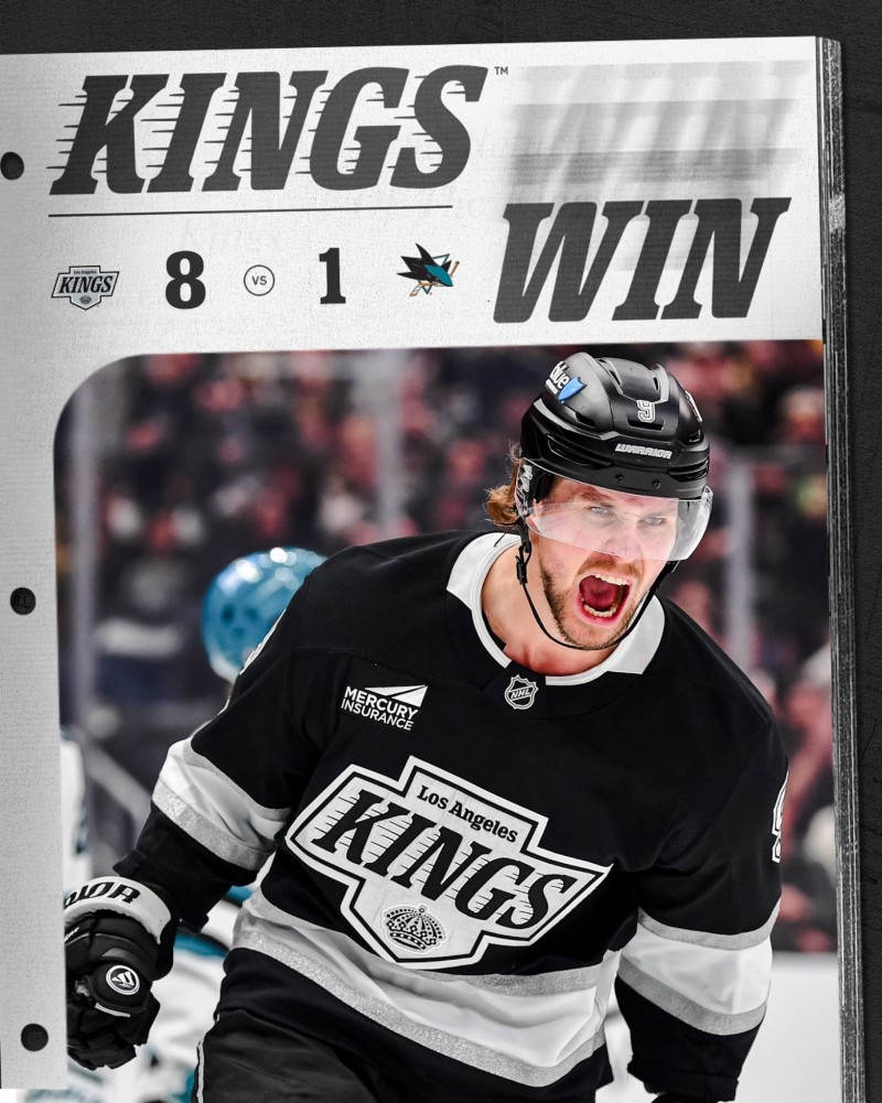 Pas de point pour Kevin Fiala dans le carton des Kings qui signent un record