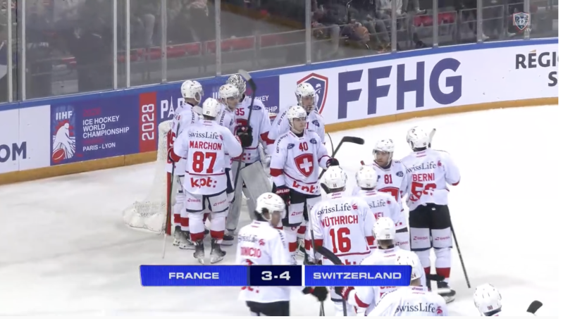 Die Schweiz setzt sich mit Mühe gegen Frankreich durch