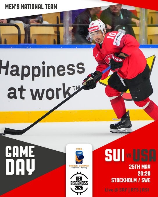 Formation des équipes pour le match Suisse vs Etats-unis