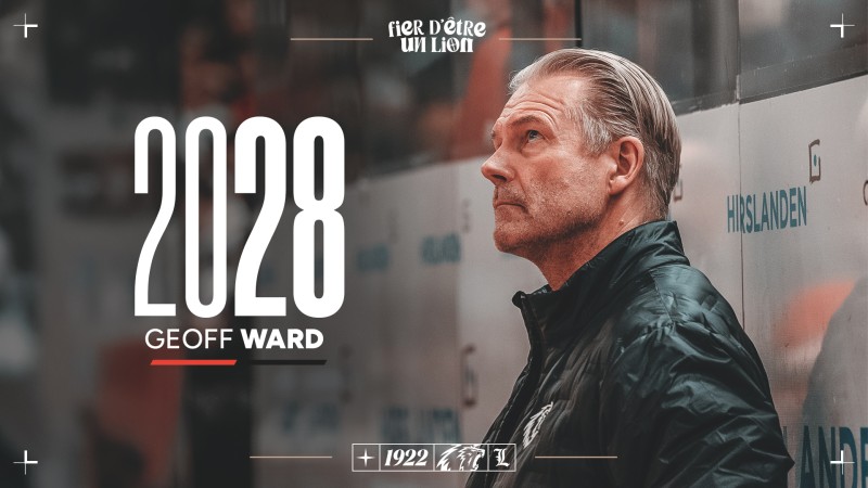 Geoff Ward prolonge l'aventure à Lausanne