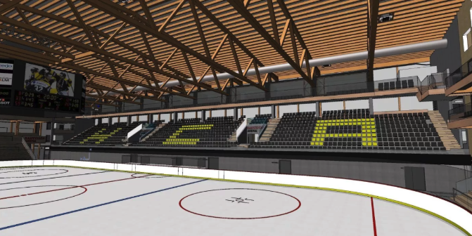 Les loges de la Raiffeisen Arena prennent forme