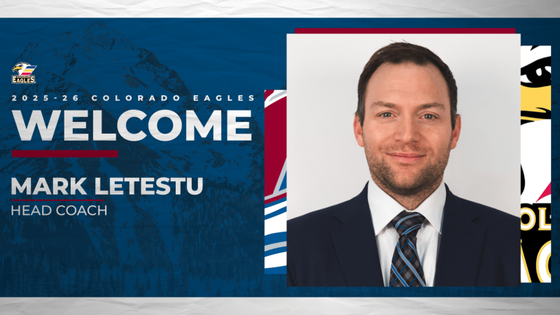 Mark Letestu nommé entraîneur-chef des Colorado Eagles