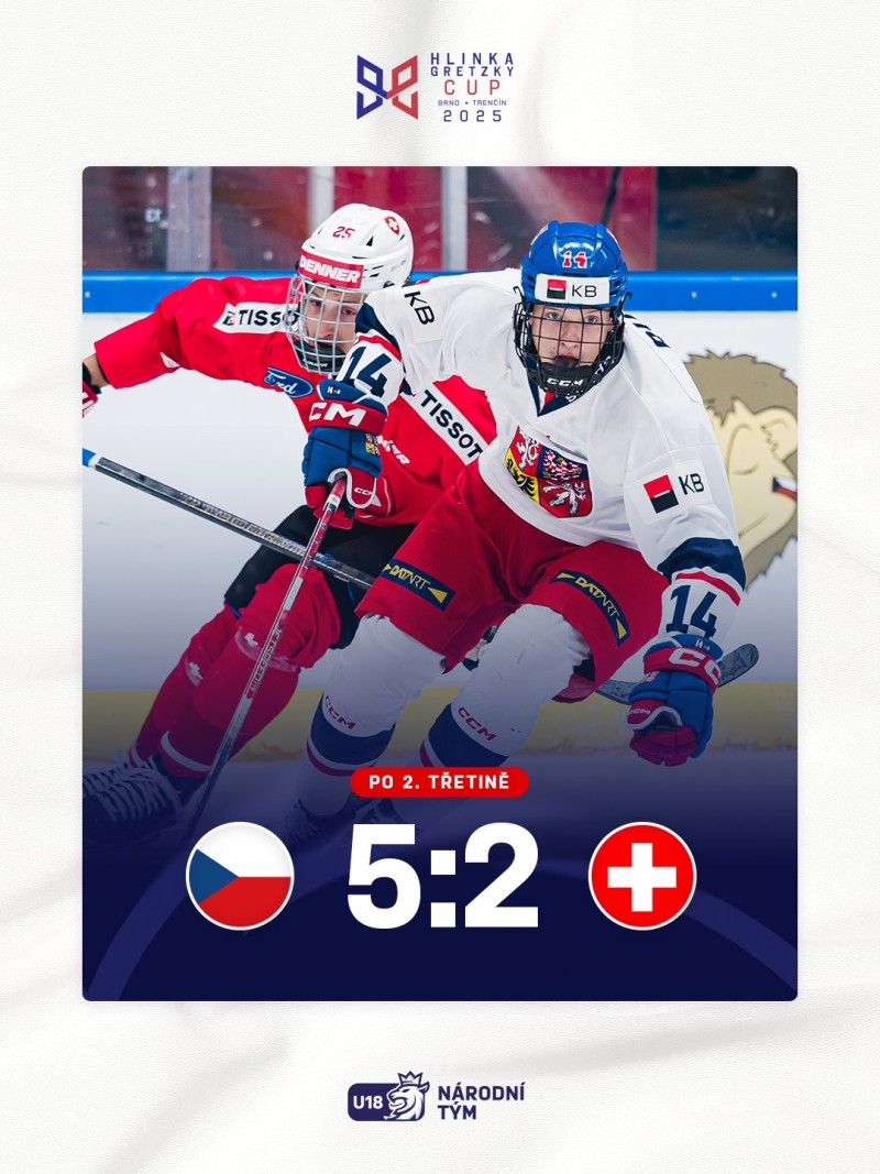Hlinka Gretzky Cup : la Suisse nettement battue par la Tchéquie