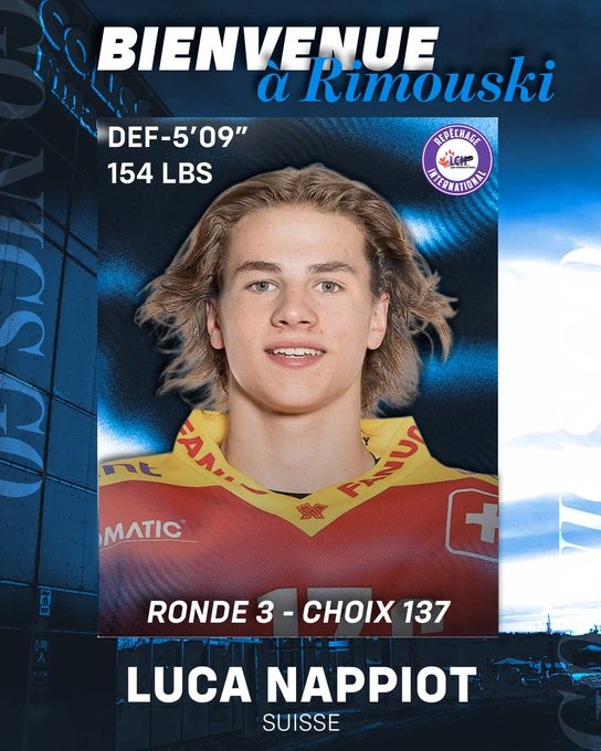 Luca Nappiot fera lui aussi le saut outre-Atlantique