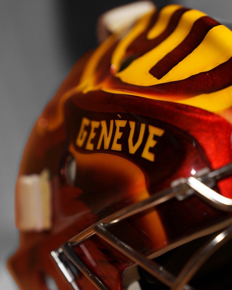 Le nouveau masque de Stéphane Charlin