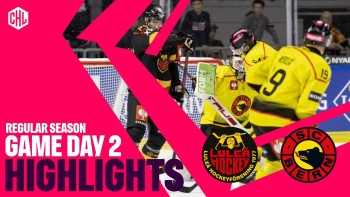 Bilder der Spiele von Bern und Zug