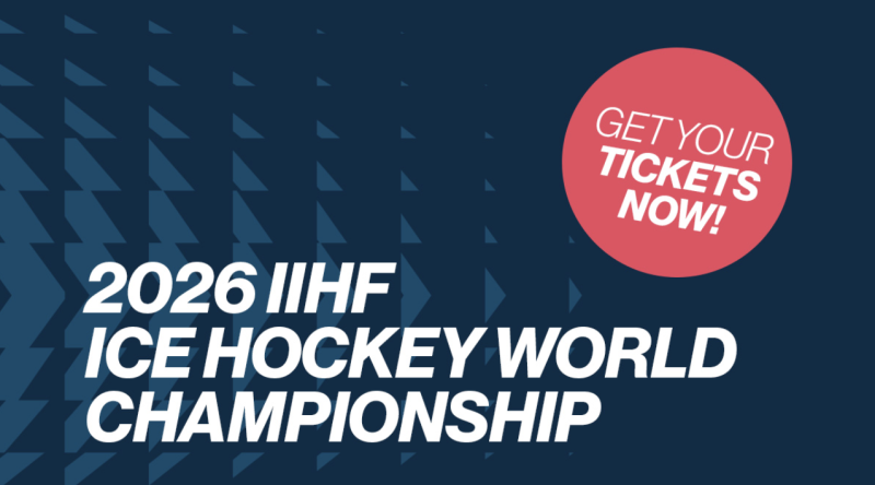 Tagestickets für die 2026 IIHF Eishockey-Weltmeisterschaft sind erhältlich