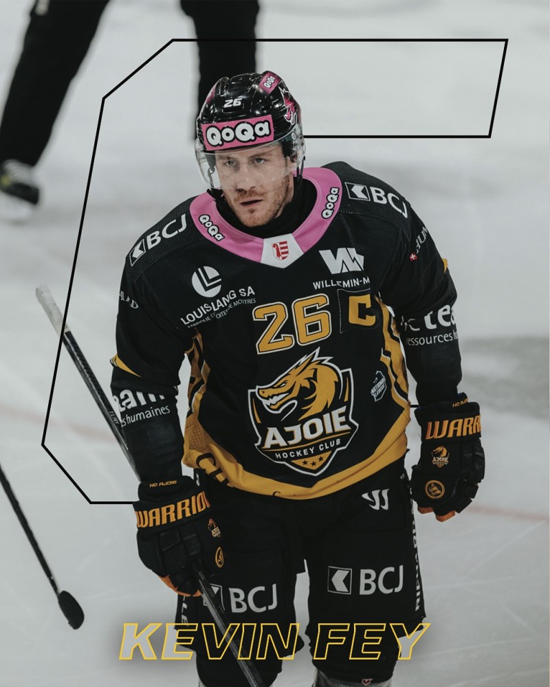 Le capitaine est ses assistants ajoulots pour la saison à venir