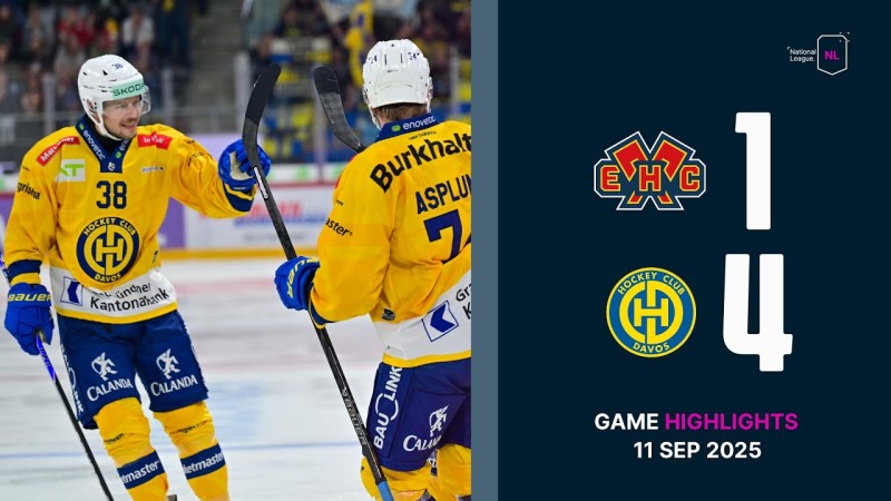 Les images du match Bienne vs Davos