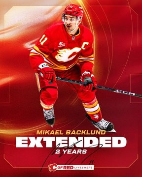 Mikael Backlund prolonge son aventure avec Calgary