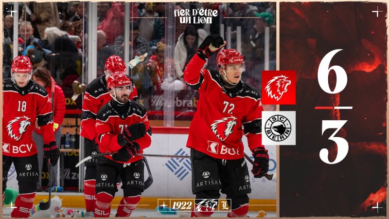 Bilder von Lausannes Sieg über Bern