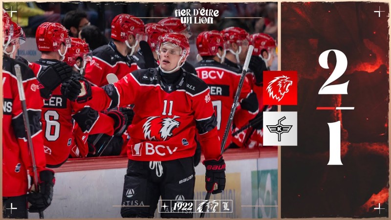 Les images de la victoire de Lausanne sur Kloten