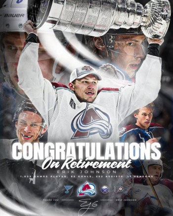 Erik Johnson tire sa révérence après 17 saisons en NHL