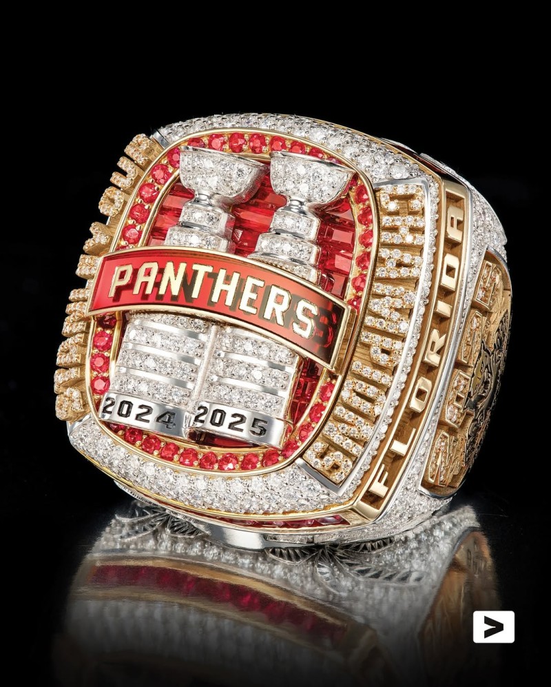 La bague de champion des Florida Panthers