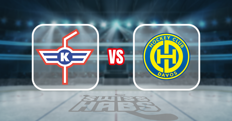 Formation des équipes et joueurs indisponibles pour le match Kloten vs Davos