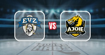 Formation des équipes et joueurs indisponibles pour le match Zoug vs Ajoie