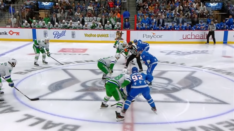 Les images du match Québec Nordiques vs Hartford Whalers
