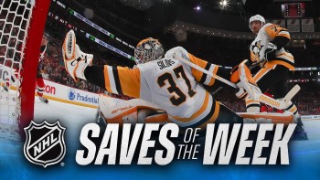 Les plus beaux arrêts de la semaine écoulée en NHL