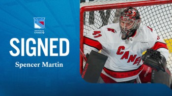 De retour de KHL, Spencer Martin rejoint les Rangers pour deux saisons