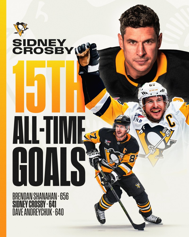 Plusieurs marques atteintes par Sidney Crosby