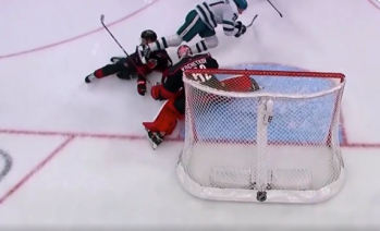 Jackson Blake a évité une grave blessure sur cette action