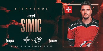 Lausanne confirme la signature d'Axel Simic